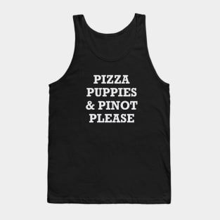 Pizza Puppies Pinot Tank Top